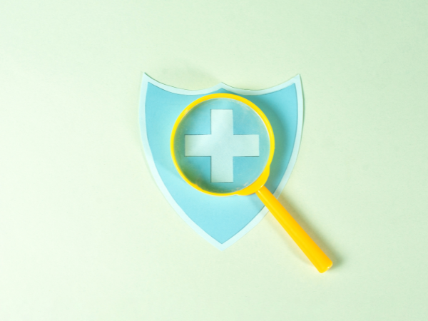 Magnifying a medical symbol