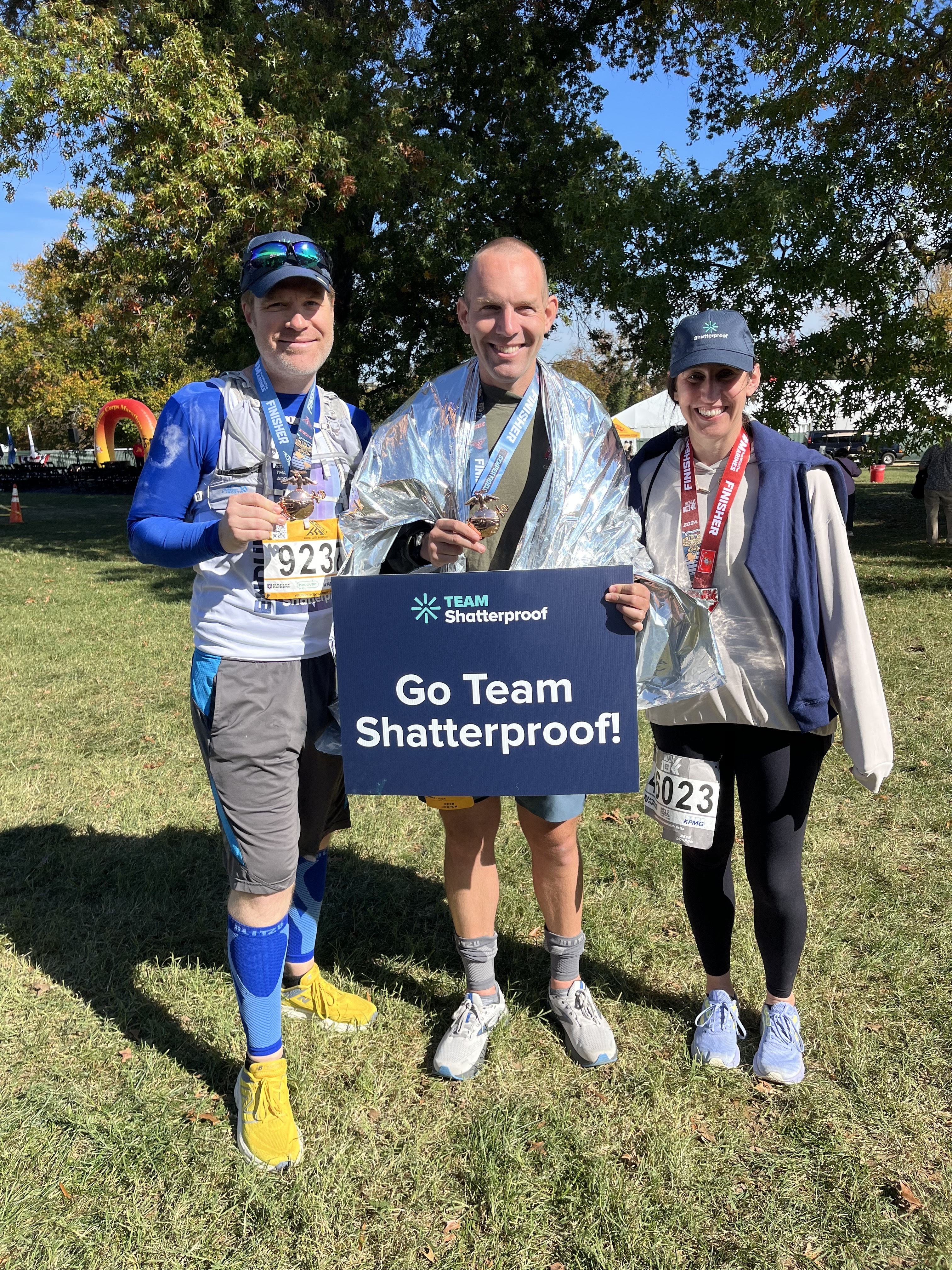 People at marathon event